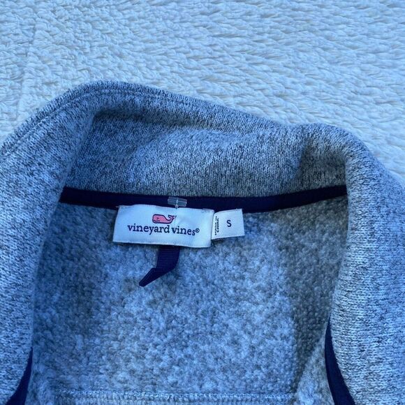 Vineyard Vines Womens Better Grey Sweater Zip Up Vest - Picture 5 of 6